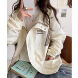 軽やかに魅せる、スポーティモード。サイド配色切替ナイロン100%パーカー | Classical Elf | 詳細画像1