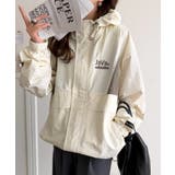 軽やかに魅せる、スポーティモード。サイド配色切替ナイロン100%パーカー | Classical Elf | 詳細画像3