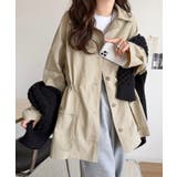 ライトベージュ | 《JaVaジャバコラボ》洒落感ひらり、シルエット決まる。ナイロンワッシャー素材ウ… | Classical Elf 