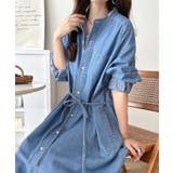 《JaVaジャバコラボ》頑張らないのに、視線をさらう。コットン100％デニムシャ… | Classical Elf  | 詳細画像5 