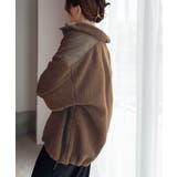 《JaVaジャバコラボ》レトロ感漂う、暖かもこもこアウター。異素材切替えダブルジ… | Classical Elf | 詳細画像35