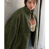 《JaVaジャバコラボ》ほっこり可愛い♪大人のもこもこボア切り替えスタンドネック… | Classical Elf | 詳細画像46