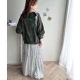 エキゾチックな刺繍が個性的。前後2wayタイレシピ刺繍裏起毛スウェットトップス | Classical Elf | 詳細画像6