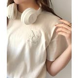 大人カジュアルにぴったり!綿100%英字胸刺繍ピグメント加工Tシャツ | Classical Elf | 詳細画像19