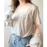 大人カジュアルにぴったり!綿100%英字胸刺繍ピグメント加工Tシャツ | Classical Elf | 詳細画像23