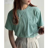 大人カジュアルにぴったり!綿100%英字胸刺繍ピグメント加工Tシャツ | Classical Elf | 詳細画像26