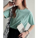 大人カジュアルにぴったり!綿100%英字胸刺繍ピグメント加工Tシャツ | Classical Elf | 詳細画像29