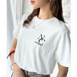 大人カジュアルにぴったり!綿100%英字胸刺繍ピグメント加工Tシャツ | Classical Elf | 詳細画像1