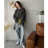 《JaVa ジャバコラボ》微配色刺繍の上品ロゴデザイン。刺繍カレッジロゴ裏起毛ス… | Classical Elf  | 詳細画像13 