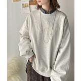 《JaVa ジャバコラボ》微配色刺繍の上品ロゴデザイン。刺繍カレッジロゴ裏起毛ス… | Classical Elf  | 詳細画像23 