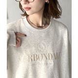 《JaVa ジャバコラボ》微配色刺繍の上品ロゴデザイン。刺繍カレッジロゴ裏起毛ス… | Classical Elf  | 詳細画像25 