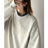 オートミール | 《JaVa ジャバコラボ》微配色刺繍の上品ロゴデザイン。刺繍カレッジロゴ裏起毛ス… | Classical Elf 