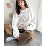 《JaVa ジャバコラボ》微配色刺繍の上品ロゴデザイン。刺繍カレッジロゴ裏起毛ス… | Classical Elf  | 詳細画像4 