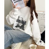 オフホワイト | 《JaVa ジャバコラボ》芸術の秋、アートを纏う。肖像画裏起毛スウェット | Classical Elf