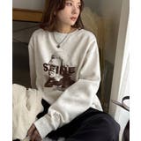 オートミール | 《JaVa ジャバコラボ》芸術の秋、アートを纏う。肖像画裏起毛スウェット | Classical Elf