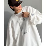 さりげない光沢感が目を惹く♪かすれボックス箔プリント裏起毛スウェット | Classical Elf | 詳細画像13