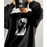 さりげない光沢感が目を惹く♪かすれボックス箔プリント裏起毛スウェット | Classical Elf | 詳細画像25