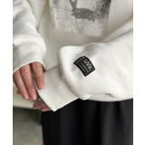 さりげない光沢感が目を惹く♪かすれボックス箔プリント裏起毛スウェット | Classical Elf | 詳細画像29