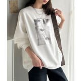 さりげない光沢感が目を惹く♪かすれボックス箔プリント裏起毛スウェット | Classical Elf | 詳細画像4