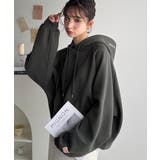 デイリーもお出かけも、ゆるっと可愛く決まる♪バック刺繍裏起毛パーカー | Classical Elf | 詳細画像8