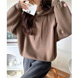 デイリーもお出かけも、ゆるっと可愛く決まる♪バック刺繍裏起毛パーカー | Classical Elf | 詳細画像14