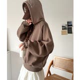 デイリーもお出かけも、ゆるっと可愛く決まる♪バック刺繍裏起毛パーカー | Classical Elf | 詳細画像16