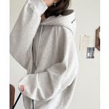 デイリーもお出かけも、ゆるっと可愛く決まる♪バック刺繍裏起毛パーカー | Classical Elf | 詳細画像20