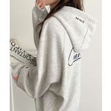 デイリーもお出かけも、ゆるっと可愛く決まる♪バック刺繍裏起毛パーカー | Classical Elf | 詳細画像22