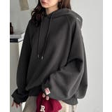 デイリーもお出かけも、ゆるっと可愛く決まる♪バック刺繍裏起毛パーカー | Classical Elf | 詳細画像4