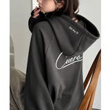 デイリーもお出かけも、ゆるっと可愛く決まる♪バック刺繍裏起毛パーカー | Classical Elf | 詳細画像5