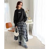 数量限定!シンプル刺繍で着回し力抜群♪フロントミニロゴ裏起毛スウェットトップス | Classical Elf | 詳細画像4