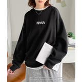 数量限定!シンプル刺繍で着回し力抜群♪フロントミニロゴ裏起毛スウェットトップス | Classical Elf | 詳細画像5