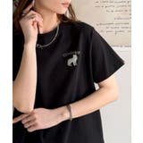 《JaVa ジャバコラボ》大人の遊び心をプラス。綿100％オオカミ刺繍Tシャツ（… | Classical Elf  | 詳細画像8 