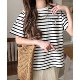 《JaVa ジャバコラボ》大人の遊び心をプラス。綿100％オオカミ刺繍Tシャツ（… | Classical Elf  | 詳細画像37 