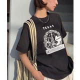 ブラック | 《JaVa ジャバコラボ》目を奪う、こなれ感。古着デザイン風ミュージックプリント… | Classical Elf