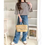 《JaVaジャバコラボ》着回し自在で日常に馴染む♪ 胸刺繍マルチボーダーアソート… | Classical Elf | 詳細画像17