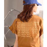 《JaVaジャバコラボ》着るだけで主役級。綿100％バック箔プリント袖フリルTシ… | Classical Elf  | 詳細画像44 