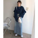《JaVaジャバコラボ》カジュアル派さんにも推したい。袖フリルオーバーサイズ配色… | Classical Elf | 詳細画像35