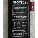 毎日のお出かけをもっと楽しく。PROTECT U バイカラー晴雨兼用折り畳み傘 | Classical Elf | 詳細画像15