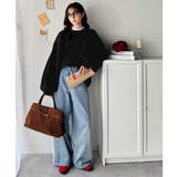 目を奪われるたっぷり袖。 ボリュームスリーブオーバーサイズニット | Classical Elf  | 詳細画像17 