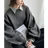 目を奪われるたっぷり袖。 ボリュームスリーブオーバーサイズニット | Classical Elf  | 詳細画像19 