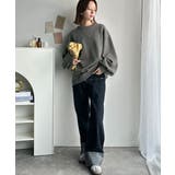 目を奪われるたっぷり袖。 ボリュームスリーブオーバーサイズニット | Classical Elf  | 詳細画像24 