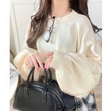 目を奪われるたっぷり袖。 ボリュームスリーブオーバーサイズニット | Classical Elf  | 詳細画像3 