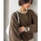 《JaVaジャバコラボ》ふっくら、袖たっぽり。ワッフル編みヘンリーネックオーバー… | Classical Elf | 詳細画像18