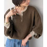 《JaVaジャバコラボ》ふっくら、袖たっぽり。ワッフル編みヘンリーネックオーバー… | Classical Elf | 詳細画像20