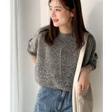 肌見せも着心地も、大人仕様。ルーズシルエットメッシュ編みニット | Classical Elf  | 詳細画像25 