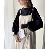 《JaVaジャバコラボ》こなれ感と快適さを両立◎サムホール付き袖リブ配色スウェッ… | Classical Elf  | 詳細画像15 