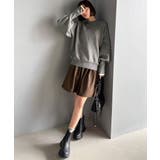 《JaVaジャバコラボ》こなれ感と快適さを両立◎サムホール付き袖リブ配色スウェッ… | Classical Elf  | 詳細画像24 