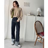 《JaVaジャバコラボ》こなれ感と快適さを両立◎サムホール付き袖リブ配色スウェッ… | Classical Elf  | 詳細画像28 