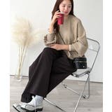 《JaVaジャバコラボ》こなれ感と快適さを両立◎サムホール付き袖リブ配色スウェッ… | Classical Elf  | 詳細画像30 